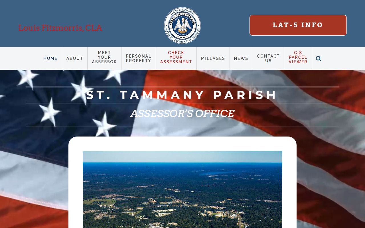Covington phone directory St. Tammany Parish Assessor property search