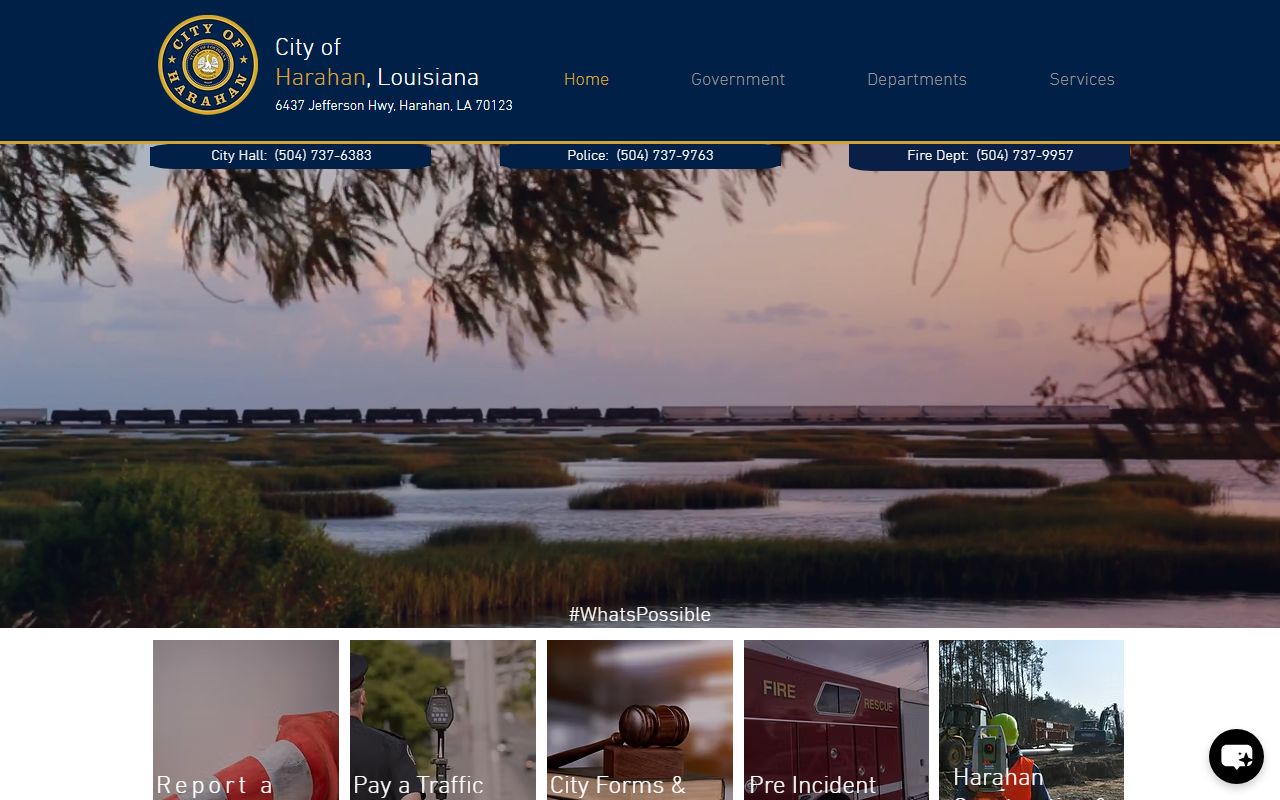 Harahan phone directory city website homepage
