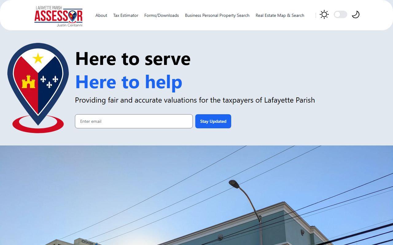 Lafayette phone directory assessor property search website
